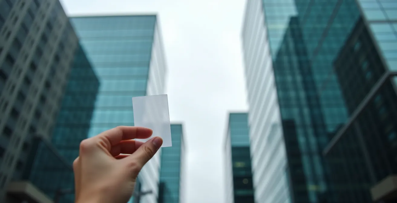 Visual metaphor for non-transferable insurance accident forgiveness between companies