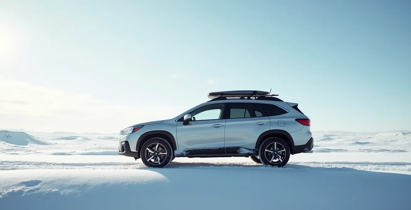 Proper roof rack positioning for optimal aerodynamic stability
