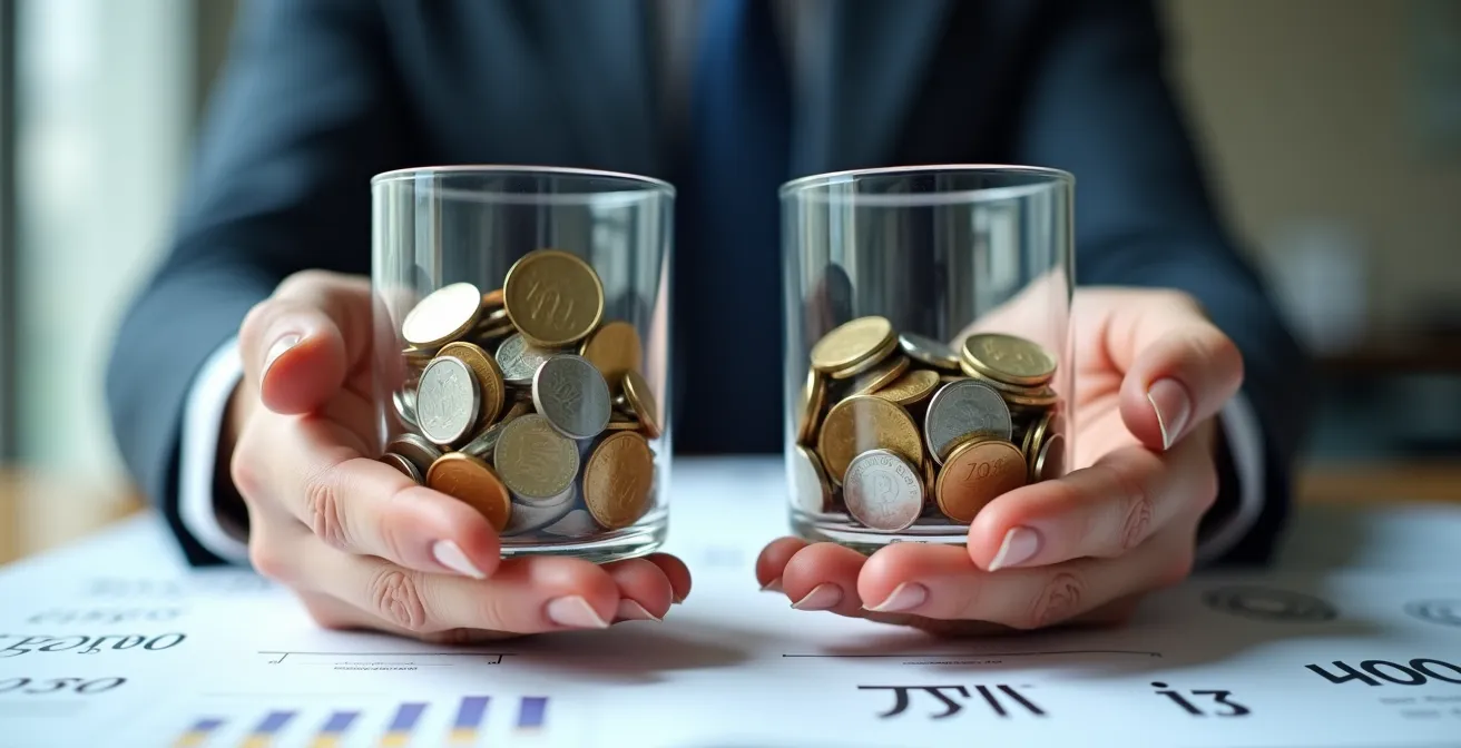 Visual comparison of income replacement calculations between provinces